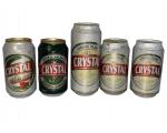 Lote 05x Latas Cerveja Cristal